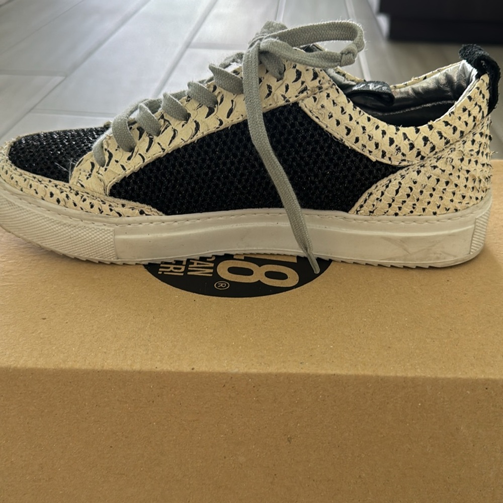 P448 Soho Python Black White Sneaker - image 7